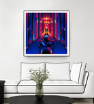 The Shining by Marco Schiavon on GIANT ART - blue digital drawing