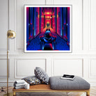 The Shining by Marco Schiavon on GIANT ART - blue digital drawing