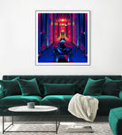 The Shining by Marco Schiavon on GIANT ART - blue digital drawing