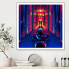 The Shining by Marco Schiavon on GIANT ART - blue digital drawing