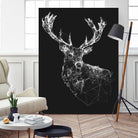 Deer Reader by Jordan Rogers on GIANT ART - vector illustration