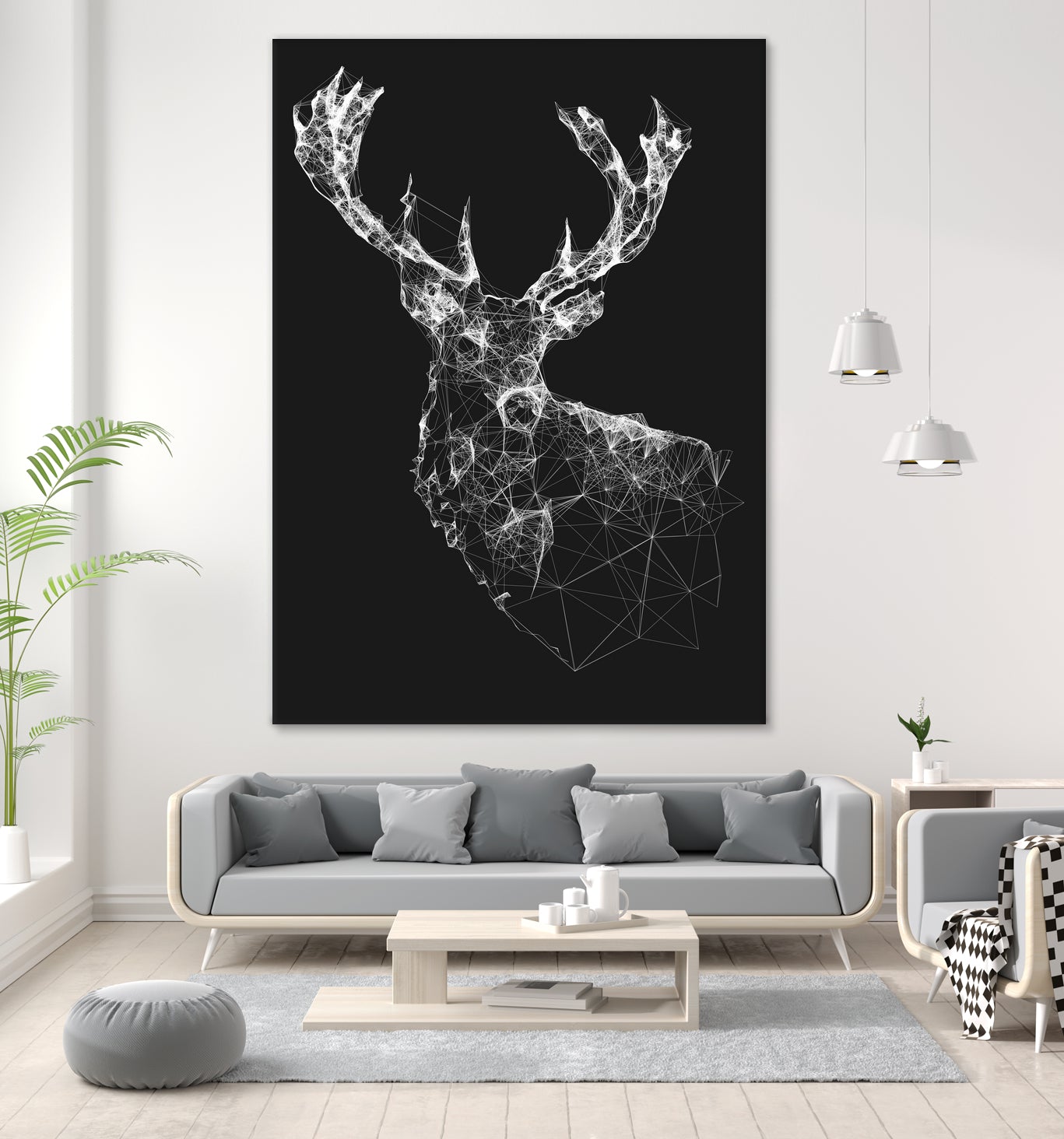 Deer Reader by Jordan Rogers on GIANT ART - vector illustration