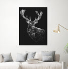 Deer Reader by Jordan Rogers on GIANT ART - vector illustration