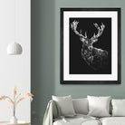 Deer Reader by Jordan Rogers on GIANT ART - vector illustration