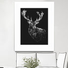 Deer Reader by Jordan Rogers on GIANT ART - vector illustration