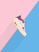 Jordan4 x guavaice by Yanuar Ahmat on GIANT ART - white digital drawing