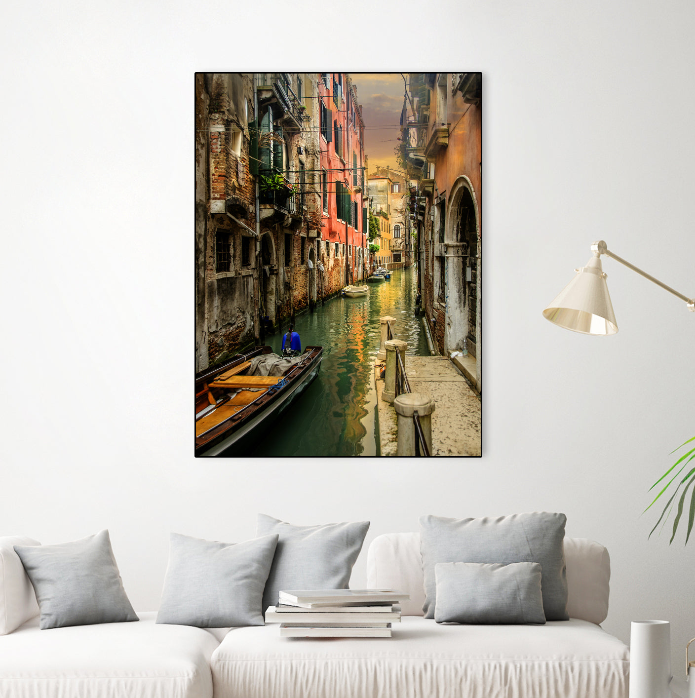 Colours of Venezia by Brian Tarr on GIANT ART - yellow digital painting