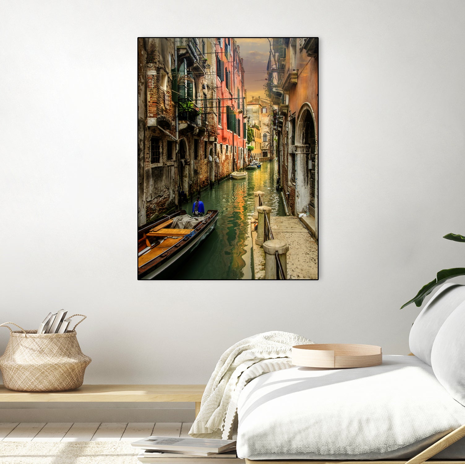 Colours of Venezia by Brian Tarr on GIANT ART - yellow digital painting