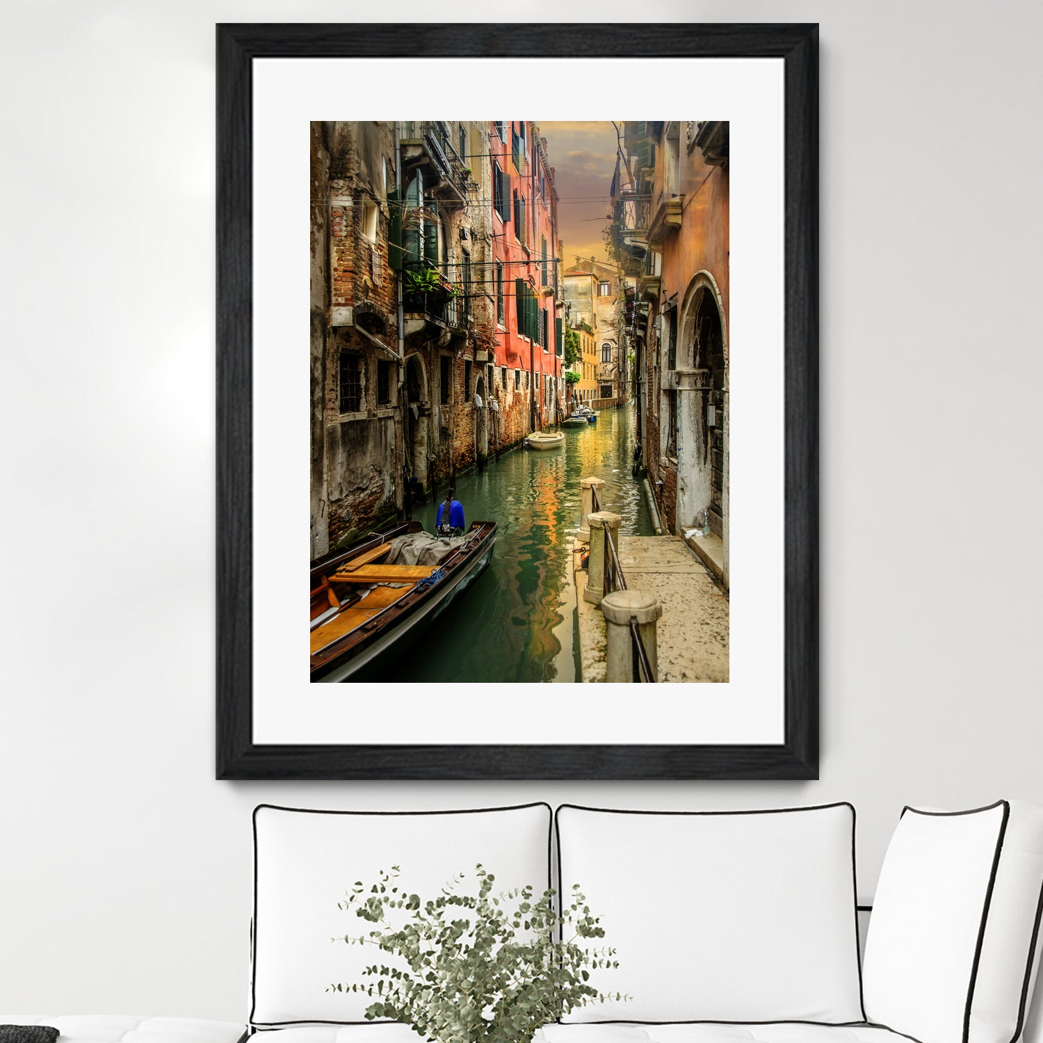 Colours of Venezia by Brian Tarr on GIANT ART - yellow digital painting