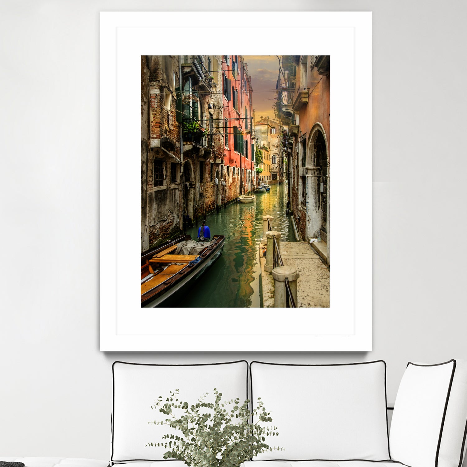 Colours of Venezia by Brian Tarr on GIANT ART - yellow digital painting