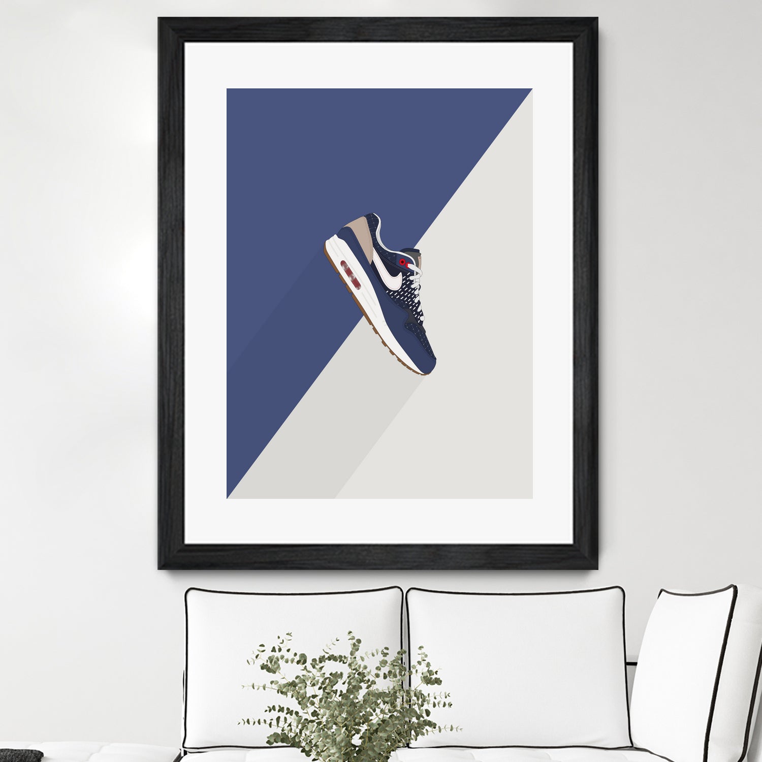 Airmax1 - blue void by Yanuar Ahmat on GIANT ART - white digital drawing