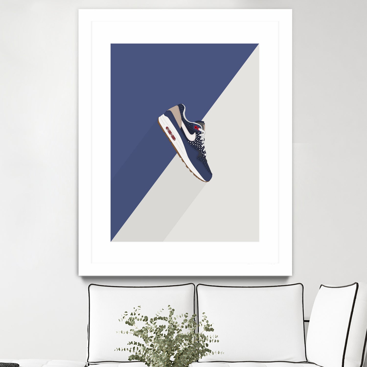 Airmax1 - blue void by Yanuar Ahmat on GIANT ART - white digital drawing