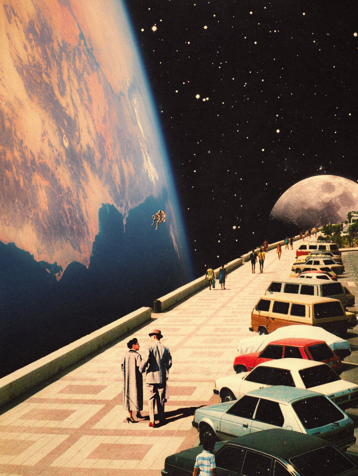 Space Promenade by Jonas Haeg on GIANT ART - black digital painting