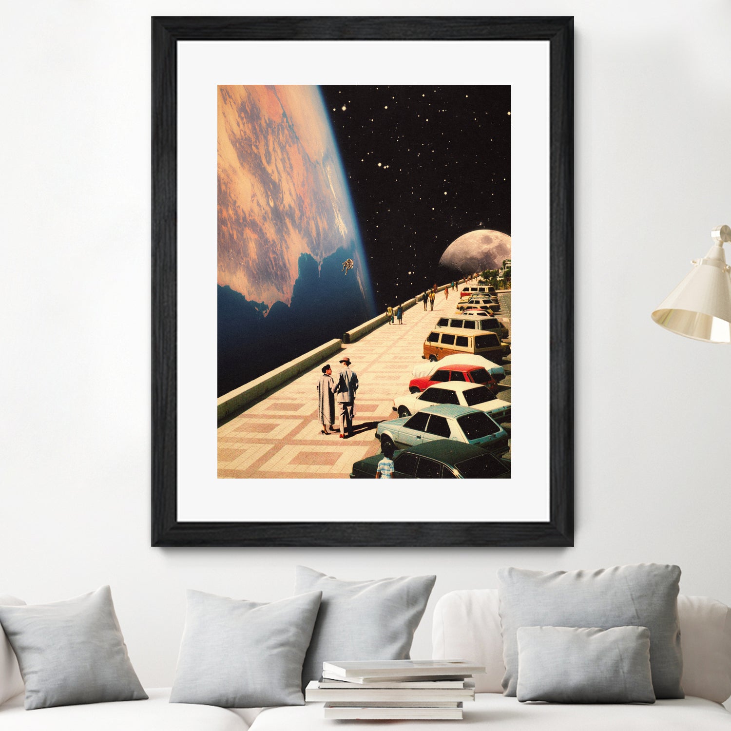 Space Promenade by Jonas Haeg on GIANT ART - black digital painting