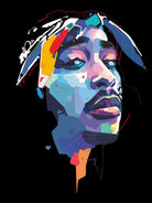 tupac by Deni Rahayu on GIANT ART - white digital drawing