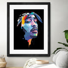 tupac by Deni Rahayu on GIANT ART - white digital drawing