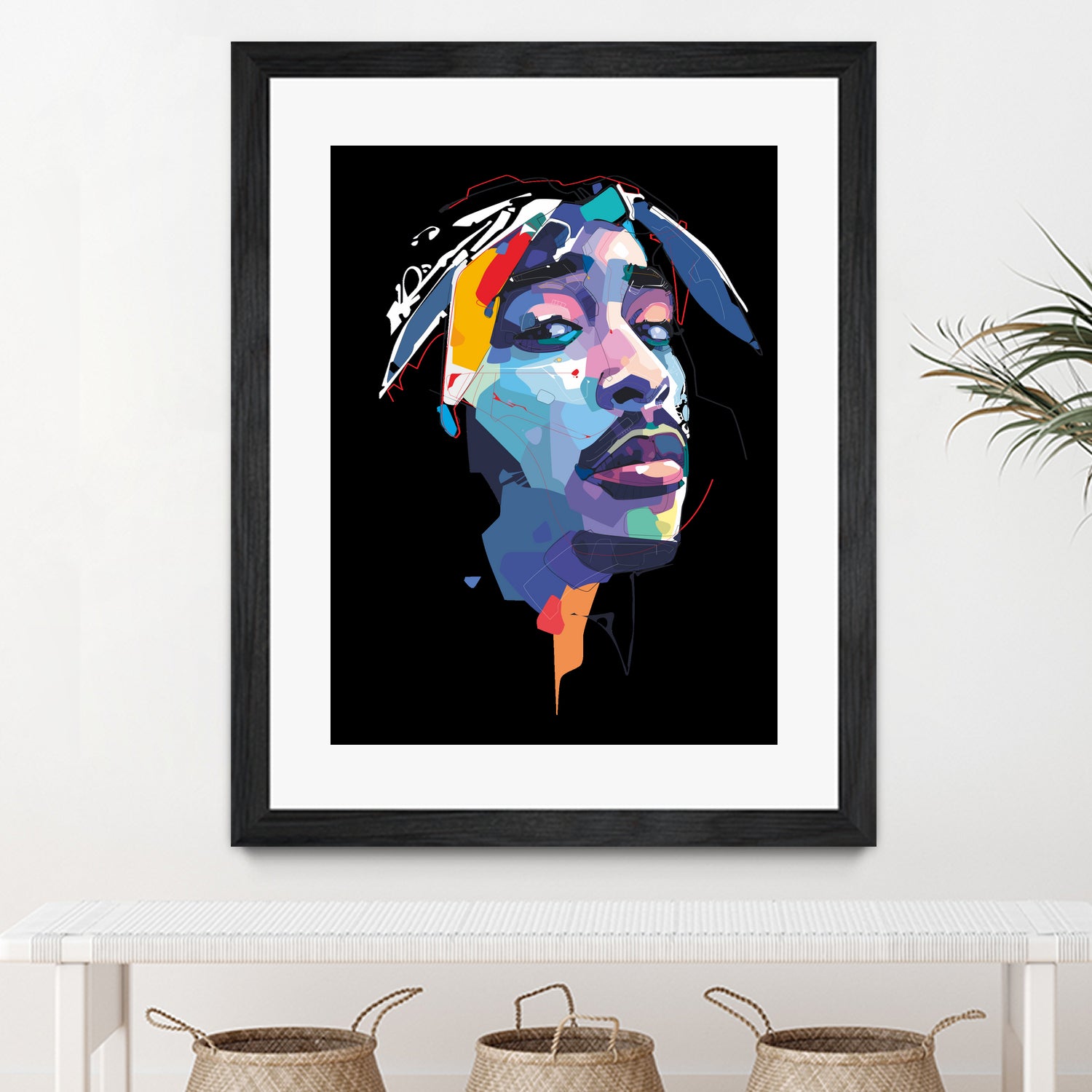 tupac by Deni Rahayu on GIANT ART - white digital drawing