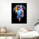 tupac by Deni Rahayu on GIANT ART - white digital drawing