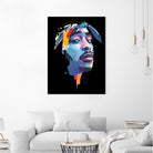 tupac by Deni Rahayu on GIANT ART - white digital drawing