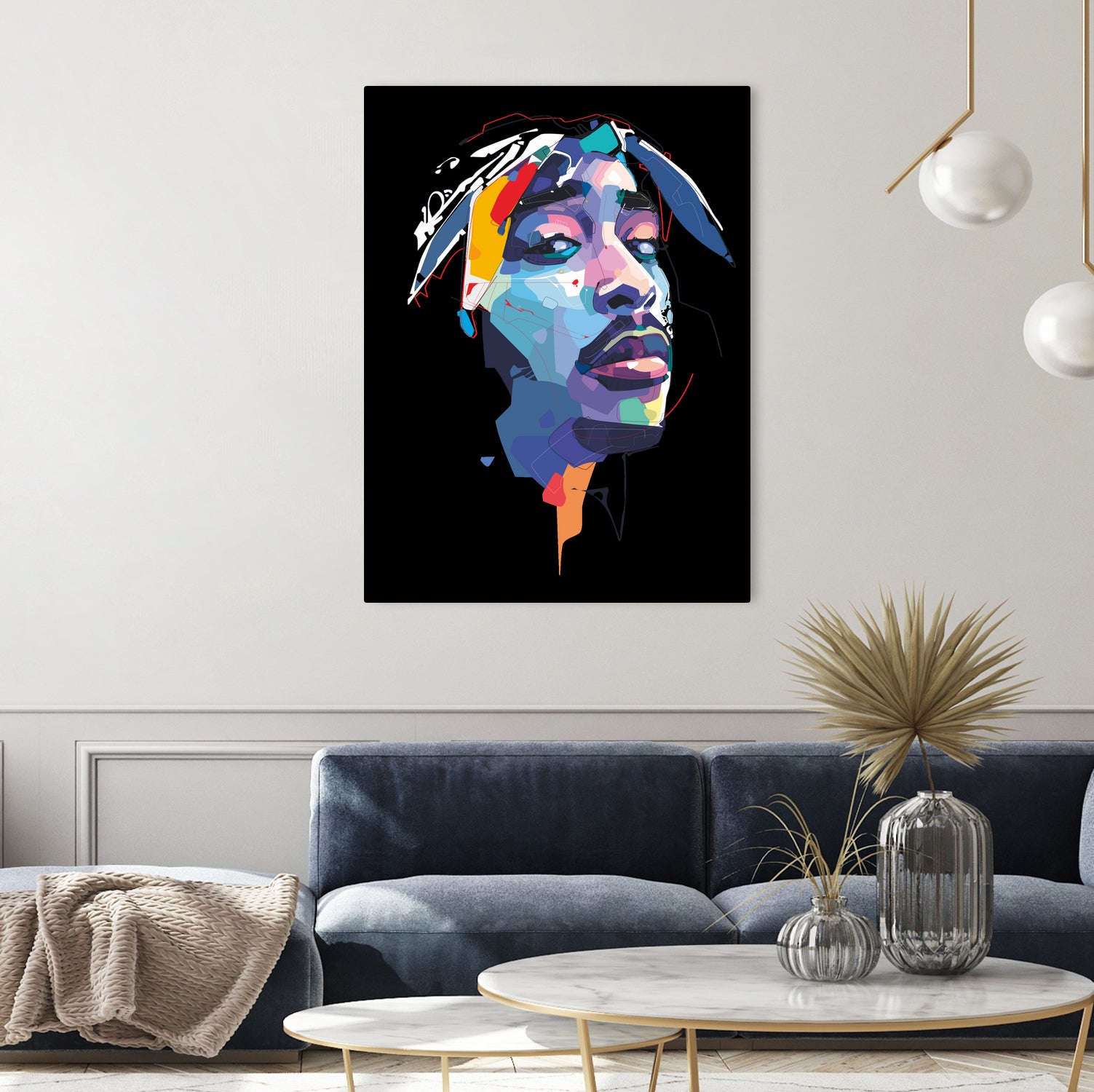 tupac by Deni Rahayu on GIANT ART - white digital drawing