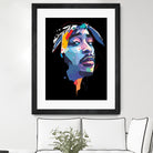 tupac by Deni Rahayu on GIANT ART - white digital drawing