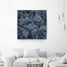 Doft Dark Blue Stone by Elisabeth Fredriksson on GIANT ART - blue digital painting