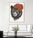 Zissou the Bear by Laura Graves on GIANT ART - red digital drawing