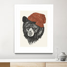 Zissou the Bear by Laura Graves on GIANT ART - red digital drawing