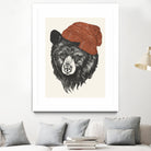 Zissou the Bear by Laura Graves on GIANT ART - red digital drawing