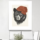 Zissou the Bear by Laura Graves on GIANT ART - red digital drawing