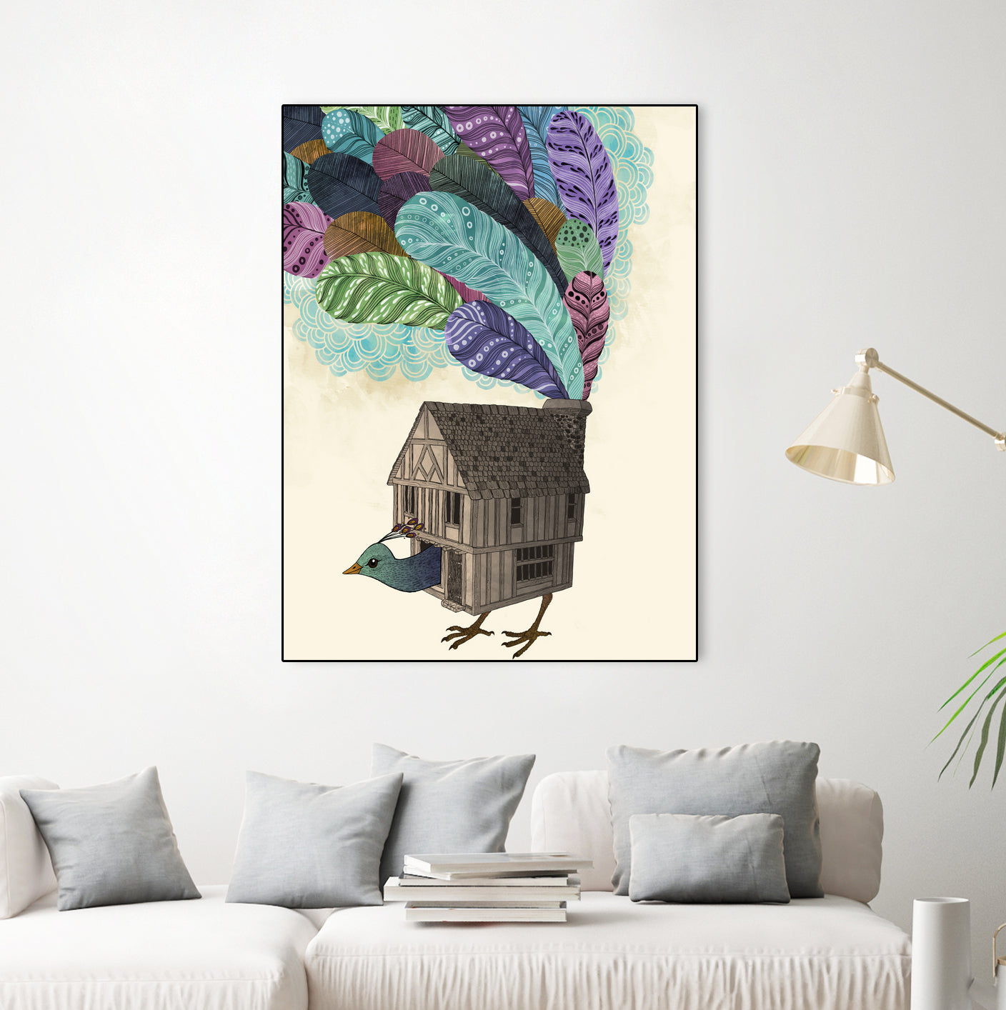 TheBirdhouse by Laura Graves on GIANT ART - blue digital drawing