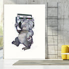 Koala by Laura Graves on GIANT ART - gray digital painting