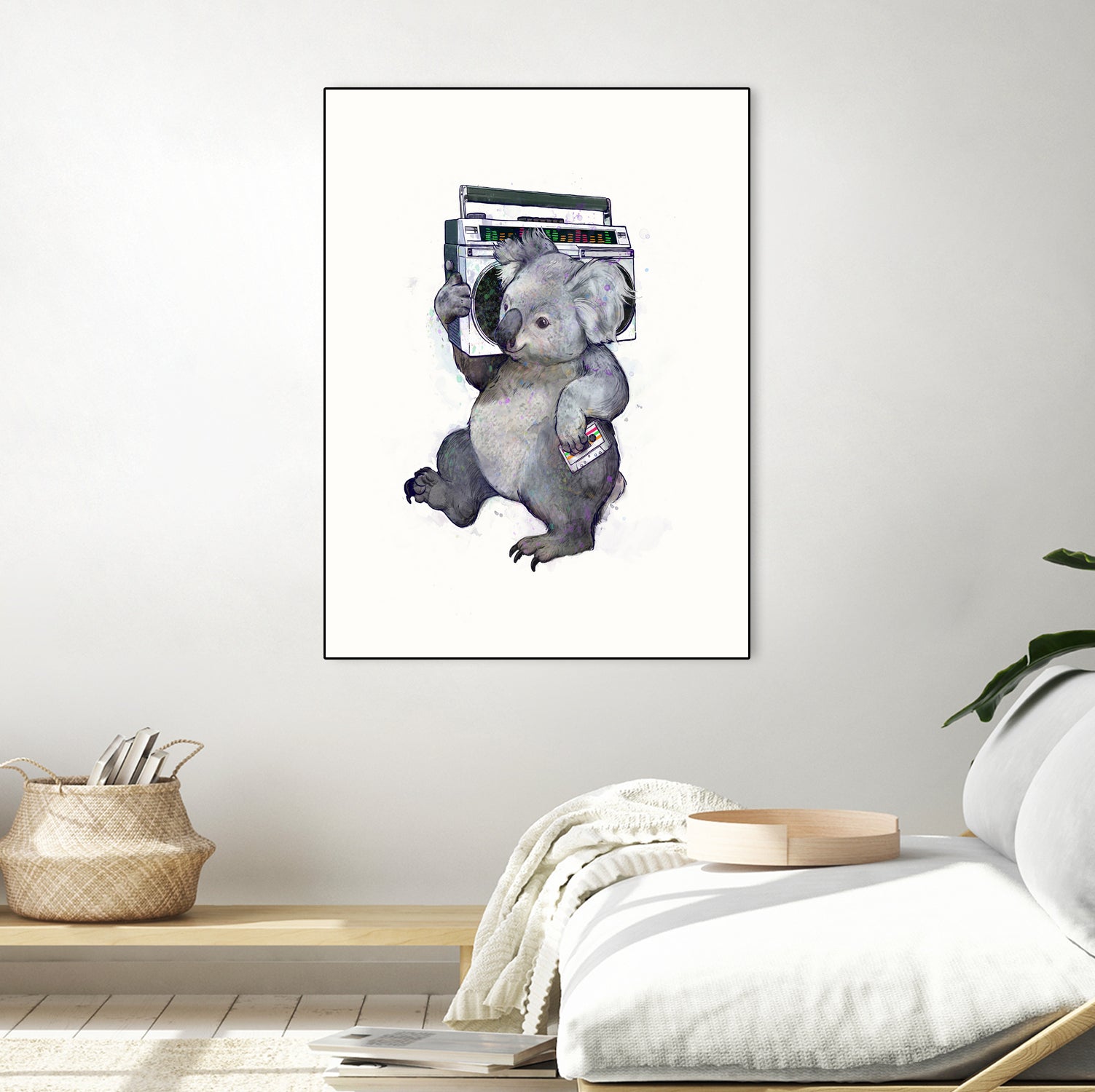 Koala by Laura Graves on GIANT ART - gray digital painting