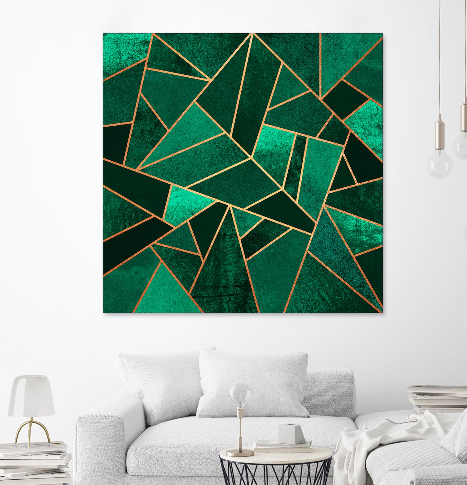 Emerald And Copper by Elisabeth Fredriksson on GIANT ART - green digital painting