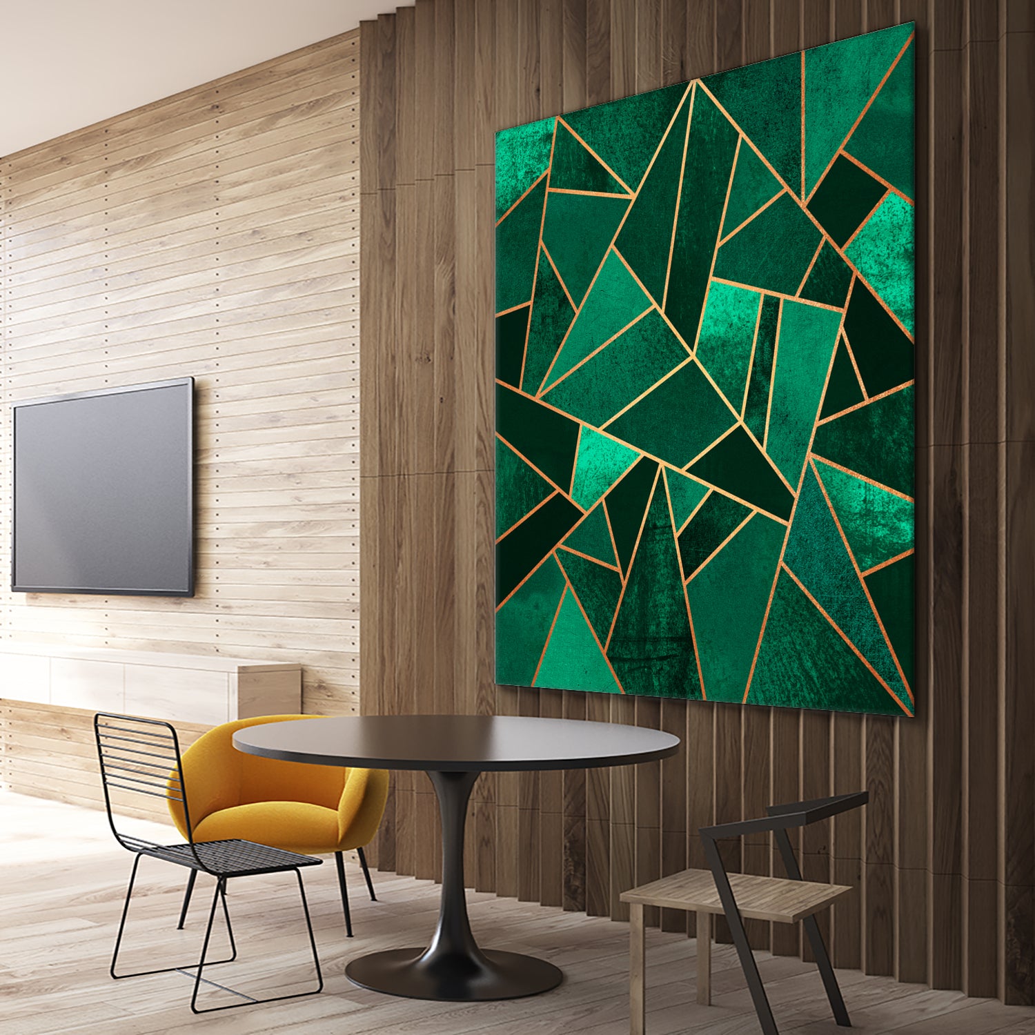 Emerald And Copper by Elisabeth Fredriksson on GIANT ART - green digital painting