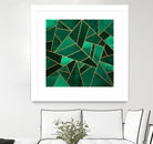 Emerald And Copper by Elisabeth Fredriksson on GIANT ART - green digital painting