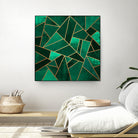 Emerald And Copper by Elisabeth Fredriksson on GIANT ART - green digital painting