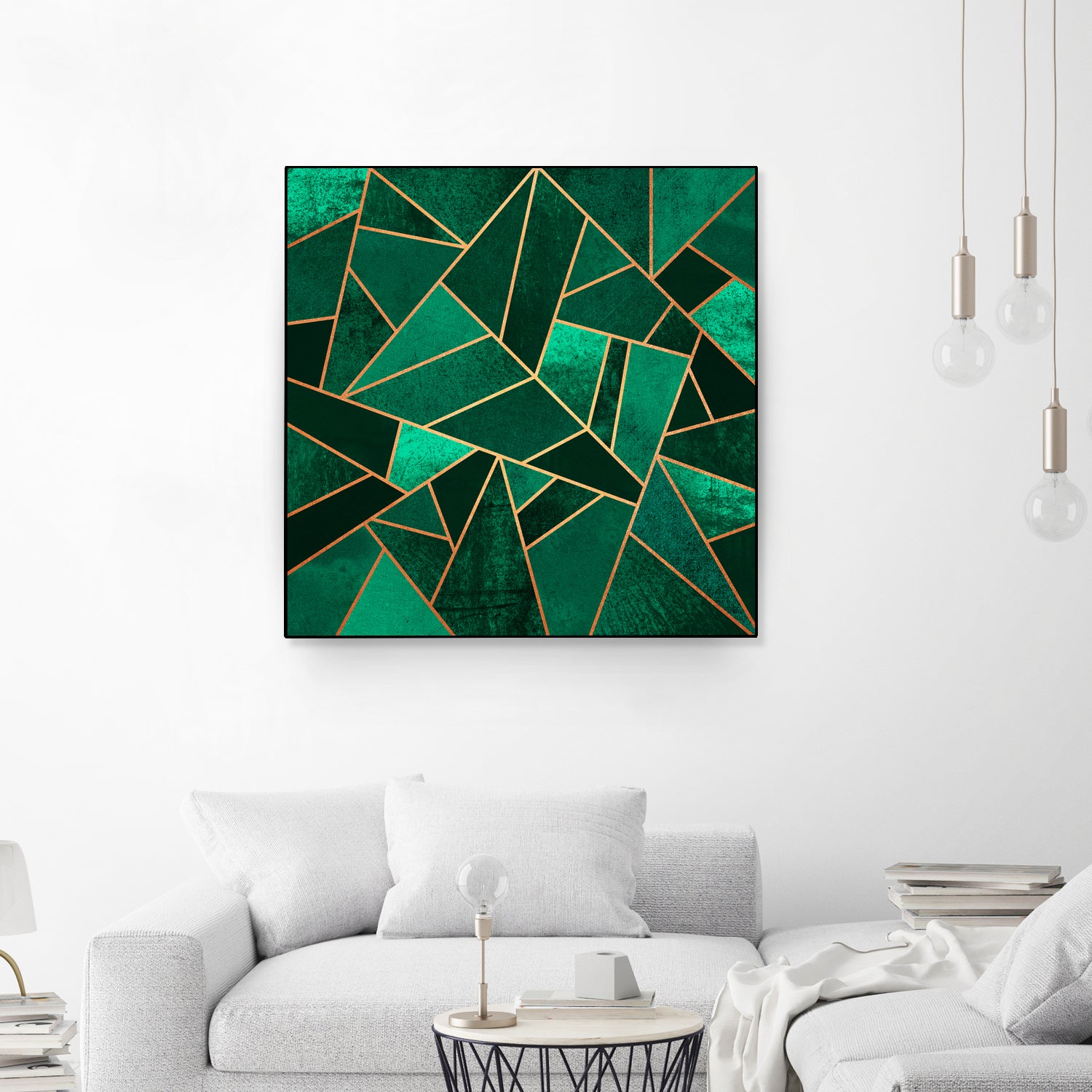 Emerald And Copper by Elisabeth Fredriksson on GIANT ART - green digital painting