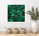 Emerald And Copper by Elisabeth Fredriksson on GIANT ART - green digital painting