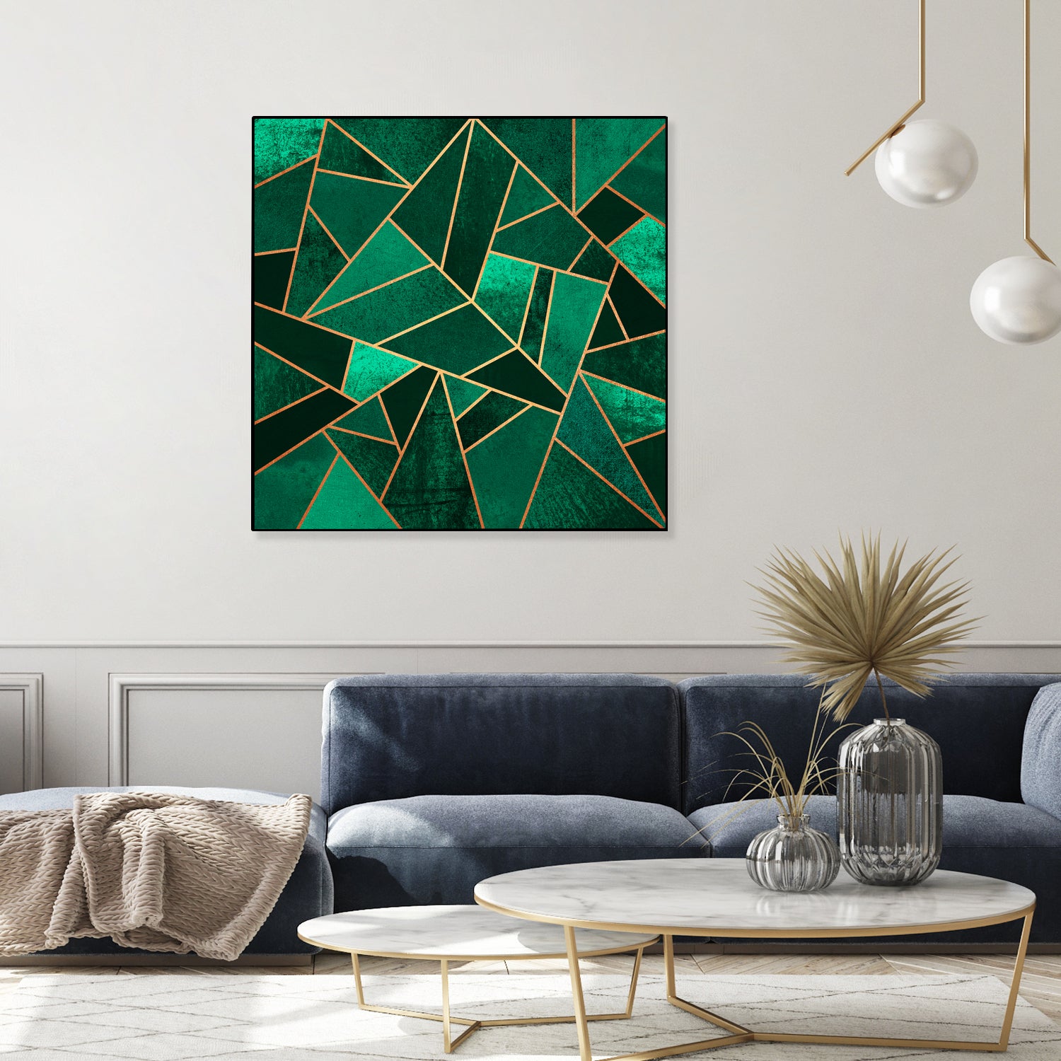 Emerald And Copper by Elisabeth Fredriksson on GIANT ART - green digital painting