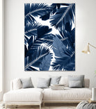 Jungle Leaves Finesse #3 #tropical #decor #art by Anita & Bella Jantz on GIANT ART - blue photo illustration