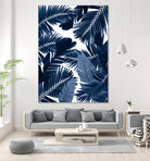 Jungle Leaves Finesse #3 #tropical #decor #art by Anita & Bella Jantz on GIANT ART - blue photo illustration