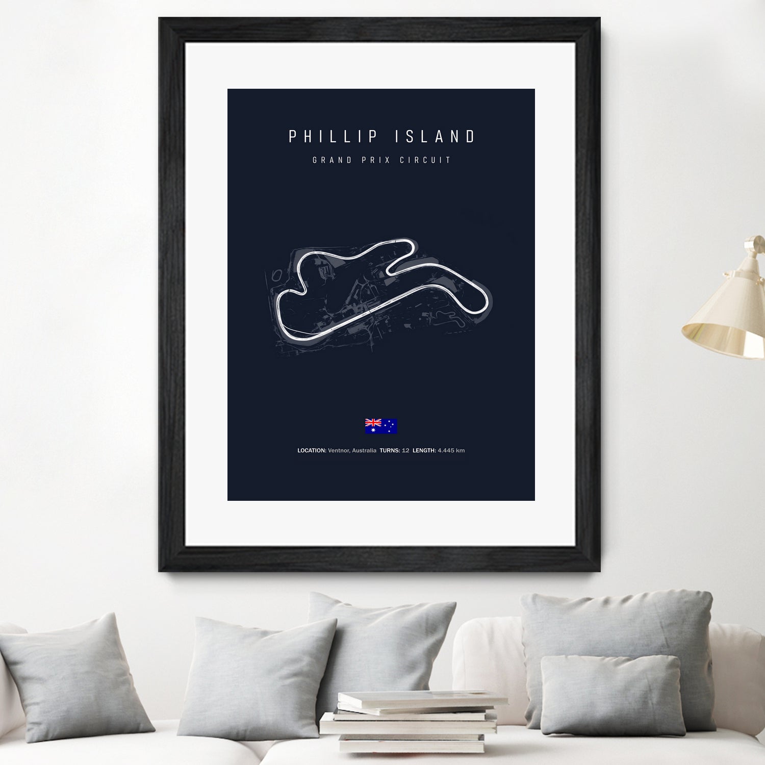 Phillip Island Circuit by Ilham Akbar on GIANT ART - black digital painting