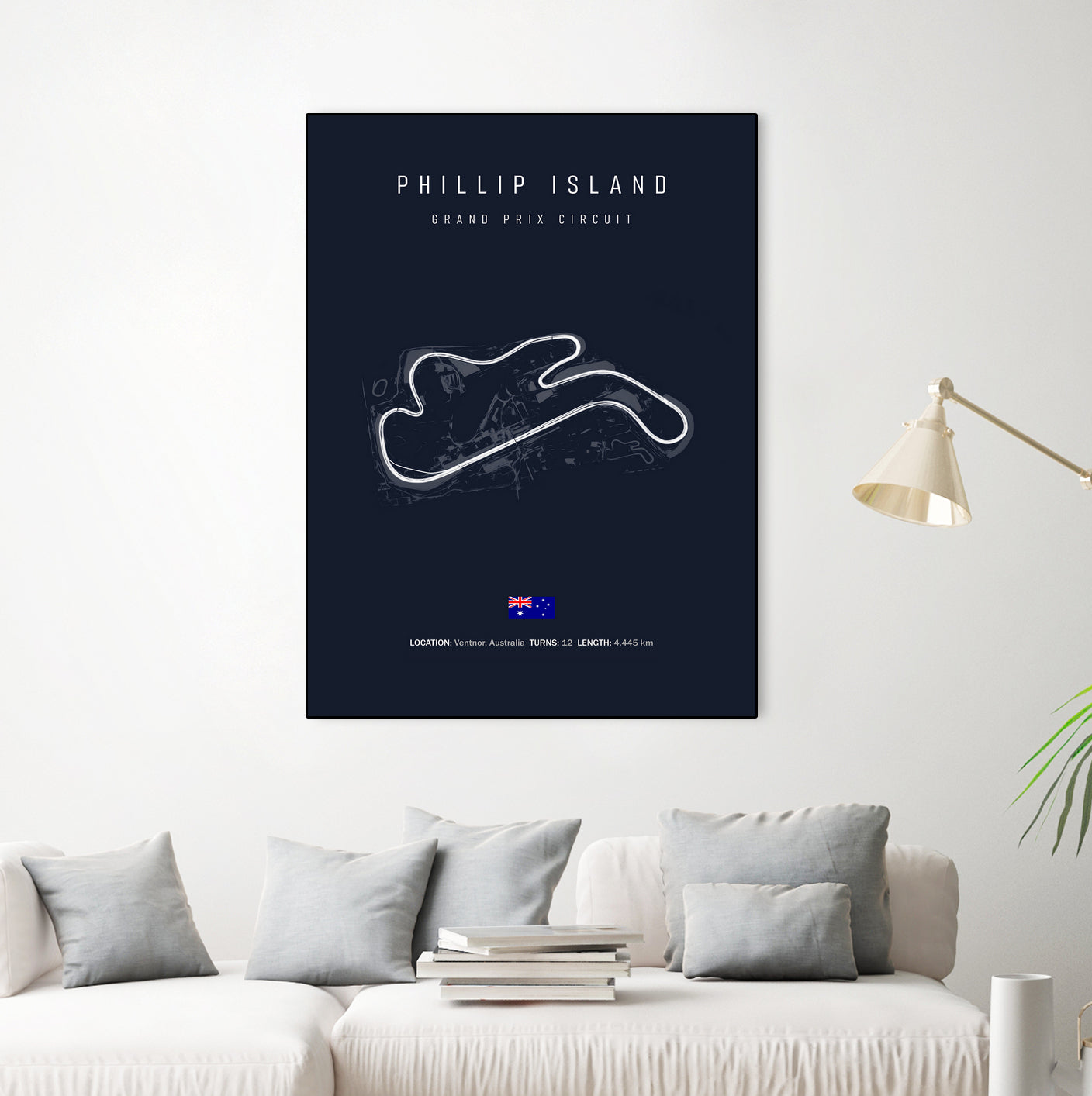 Phillip Island Circuit by Ilham Akbar on GIANT ART - black digital painting