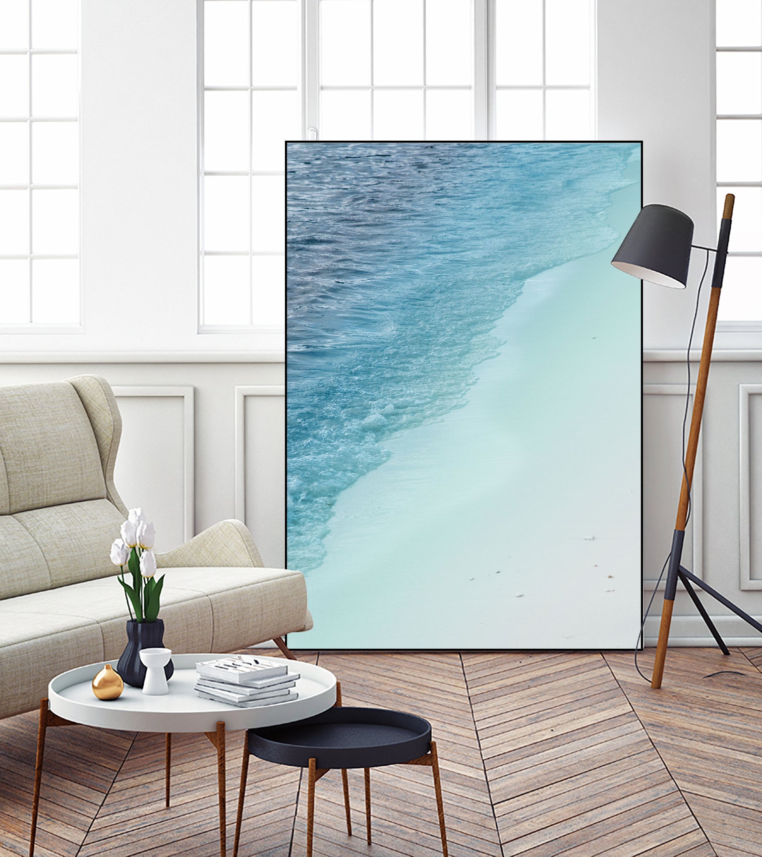 Pastel Ocean Beauty #2 #wall #decor #art by Anita & Bella Jantz on GIANT ART - blue photo manipulation