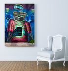 Digital Demons by Luke Robertson on GIANT ART - blue photo manipulation