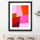 From Summer to Fall - Geometry Nº2 by Dominique Van Roey on GIANT ART - pink mixed media