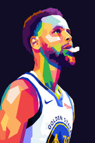 stephen curry Wpap Pop Art by Noval Purnama on GIANT ART - black character design