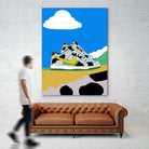 Cow sneakers by Yanuar Ahmat on GIANT ART - white digital drawing