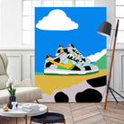 Cow sneakers by Yanuar Ahmat on GIANT ART - white digital drawing